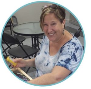 Trish Rossiter passion for glass mosaics